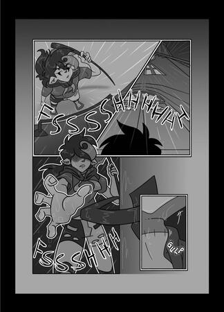 Comic Page Layout (monochrome)